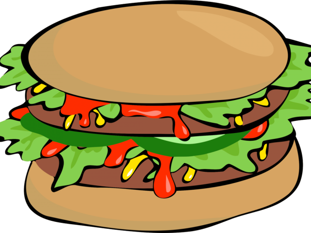 Hamburgers Clipart Snack - Hamburgers Clipart Snack (640x480)