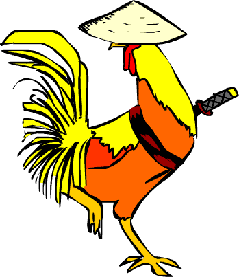 Samurai Chicken By Silvershockwave - Samurai Chicken By Silvershockwave (349x403)