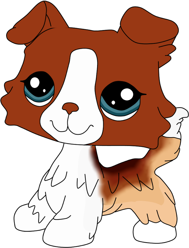 Lps Collie Dog Clipart Png Lps Collie Art - Lps Collie Dog Clipart Png Lps Collie Art (822x821)