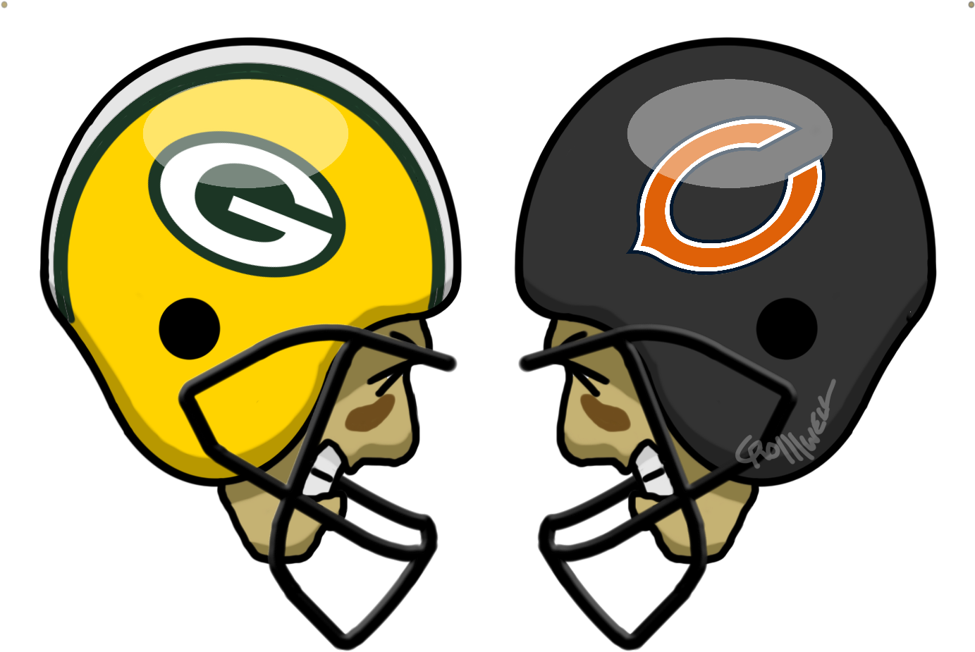 Chicago Vs Green Bay Classic Football Rivalry - Chicago Vs Green Bay Classic Football Rivalry (1400x1000)