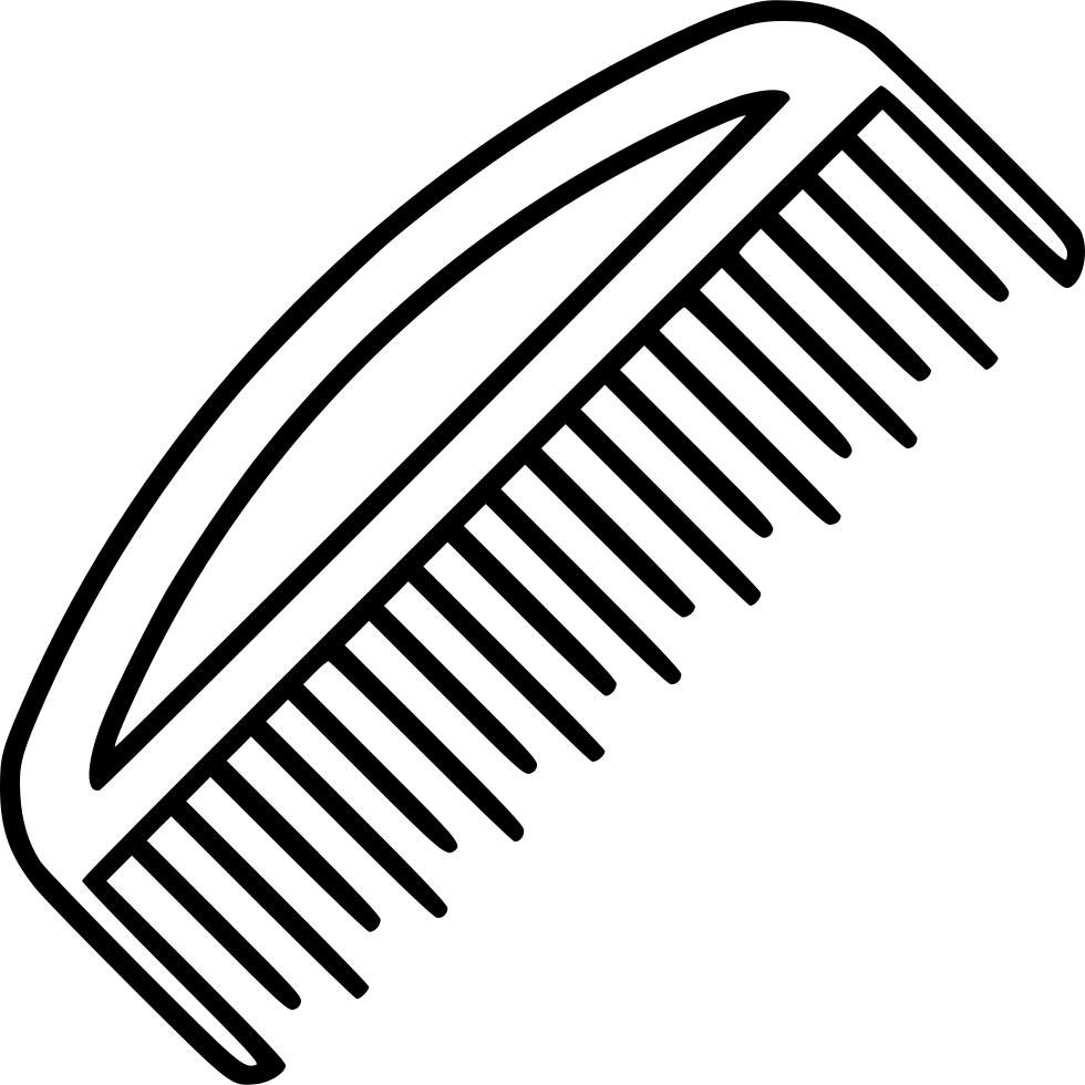 Comb Svg Black - Comb Svg Black (980x980)