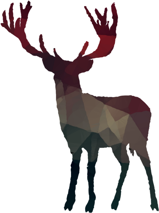 Overlays Transparent Tumblr Nature Clipart Deer Moose - Overlays Transparent Tumblr Nature Clipart Deer Moose (547x732)