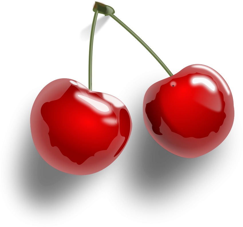 Cherries Clipart, Vector Clip Art Online, Royalty Free - Cherries Clipart, Vector Clip Art Online, Royalty Free (900x900)