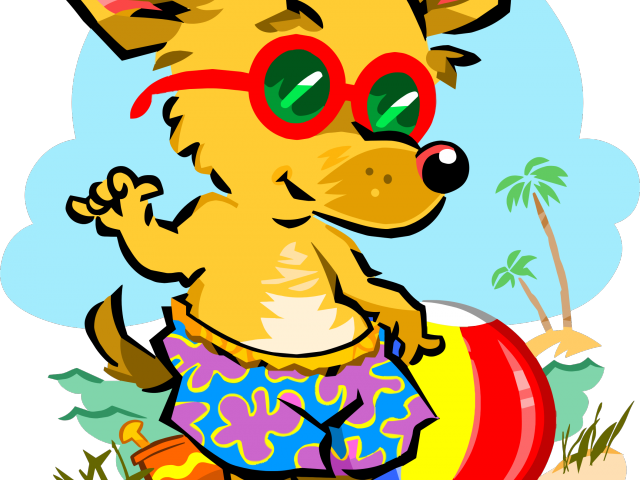 Animal Clipart Beach - Animal Clipart Beach (640x480)