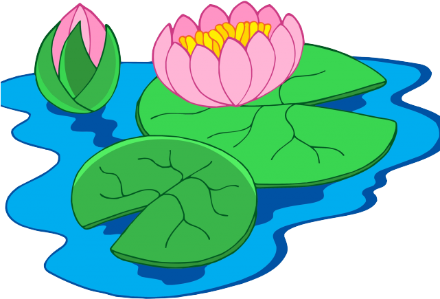 Lily Pad Clipart Lotus Leaf - Lily Pad Clipart Lotus Leaf (640x480)