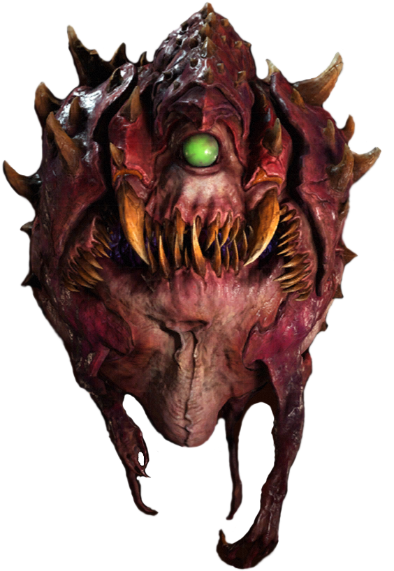 Clip Art Cacodemon Doom - Clip Art Cacodemon Doom (588x854)