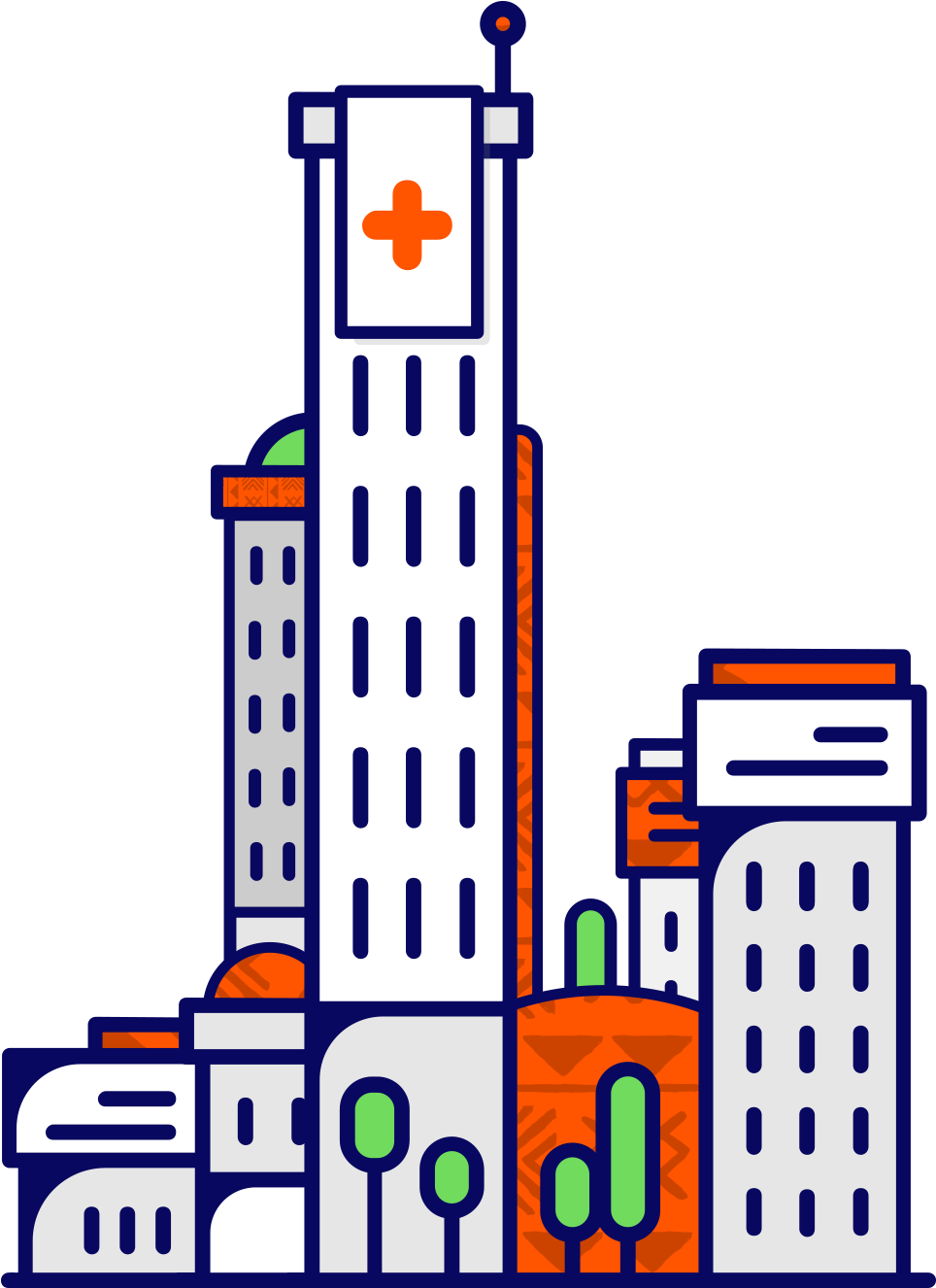 Laahs Hospital Illustration - Laahs Hospital Illustration (1018x1336)