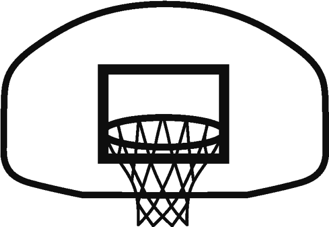 Sports Equipment Clipart Basketball Line - Sports Equipment Clipart Basketball Line (640x480)