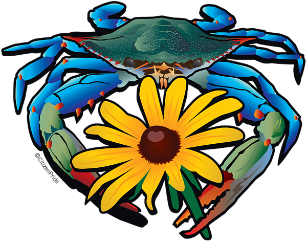 Art Blue Crab - Art Blue Crab (600x475)