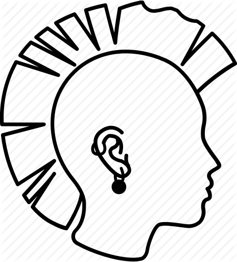 Mohawk Vector Spike Hair - Mohawk Vector Spike Hair (464x512)