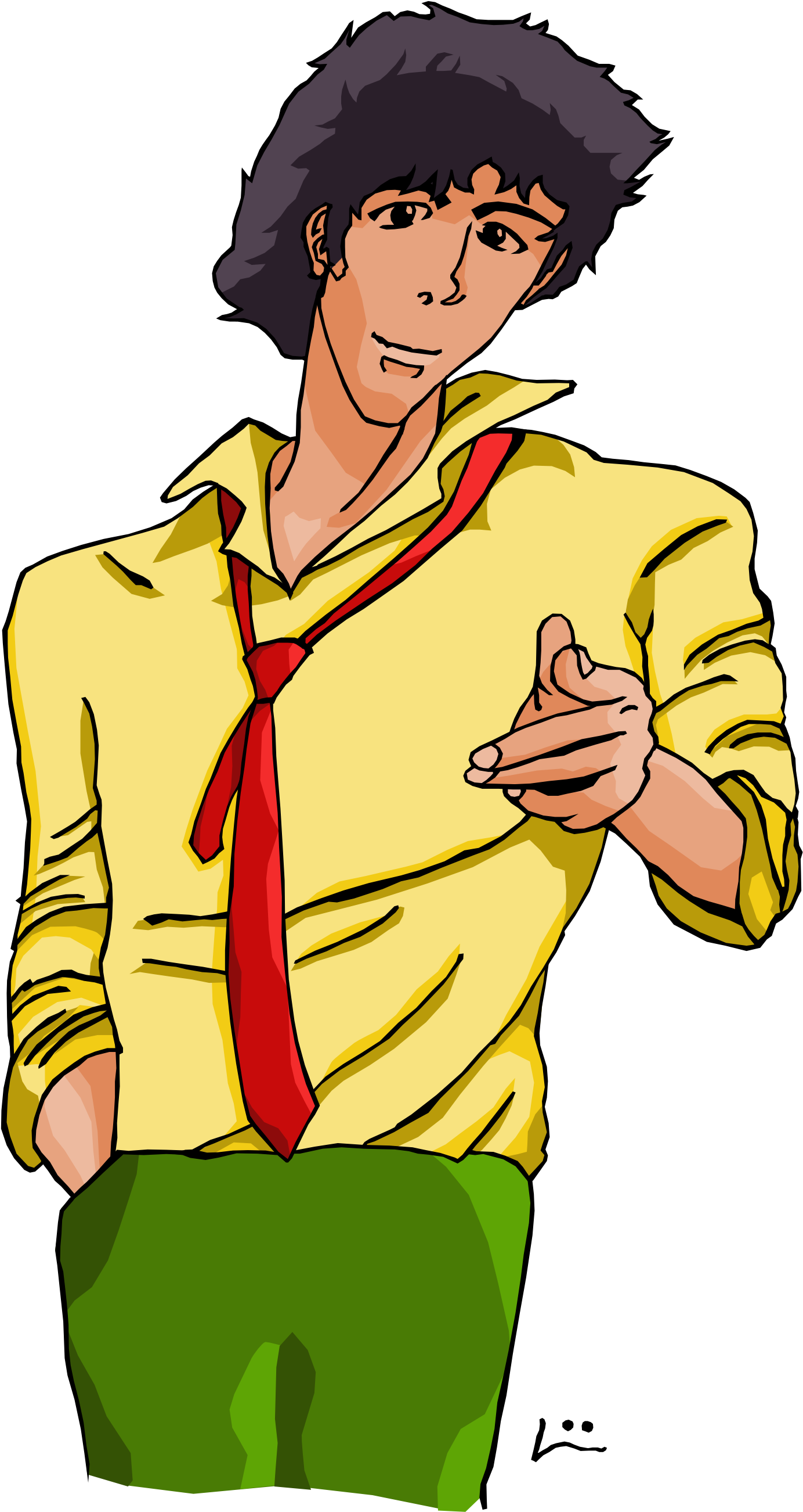 Spike Spiegel - Spike Spiegel (1606x2725)