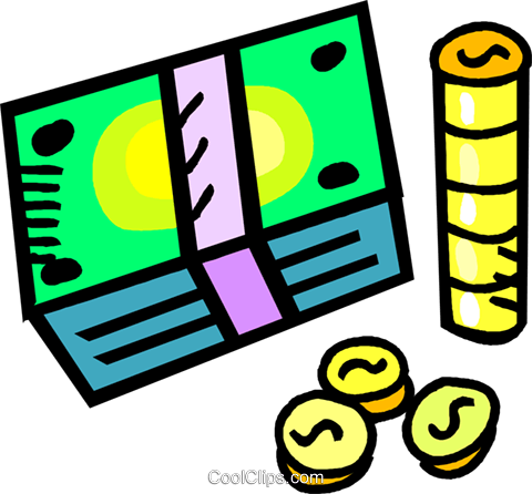 Stacks Of Money Royalty Free Vector Clip Art Illustration - Stacks Of Money Royalty Free Vector Clip Art Illustration (480x446)