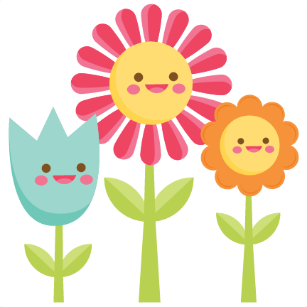 Cute Spring Flower Clipart - Cute Spring Flower Clipart (432x432)