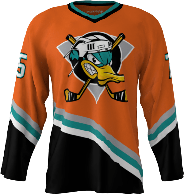 Ducks Orange Dye Sublimated Hockey Jersey Sublimation - Ducks Orange Dye Sublimated Hockey Jersey Sublimation (1024x1024)