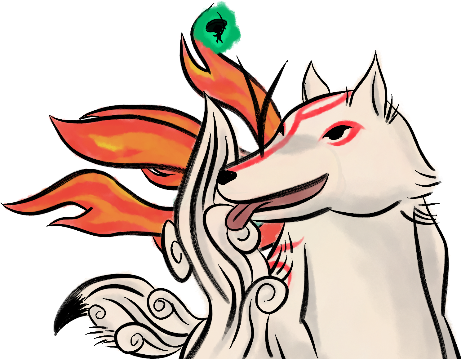 Amaterasu Clip Art - Amaterasu Clip Art (1600x1200)