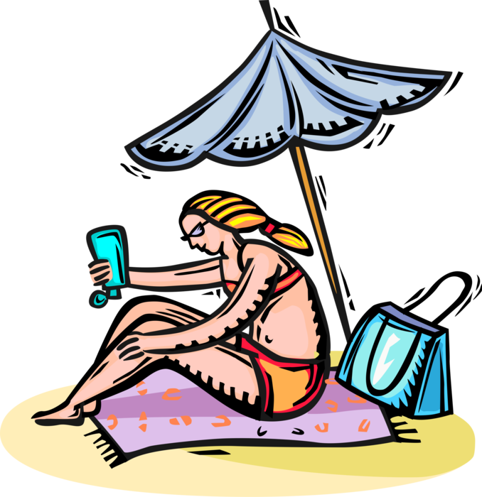Woman Putting Suntan Lotion On Her Body Royalty Free - Woman Putting Suntan Lotion On Her Body Royalty Free (678x700)