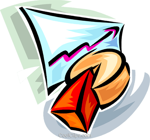 Pie Chart And A Sales Graph Royalty Free Vector Clip - Pie Chart And A Sales Graph Royalty Free Vector Clip (480x448)