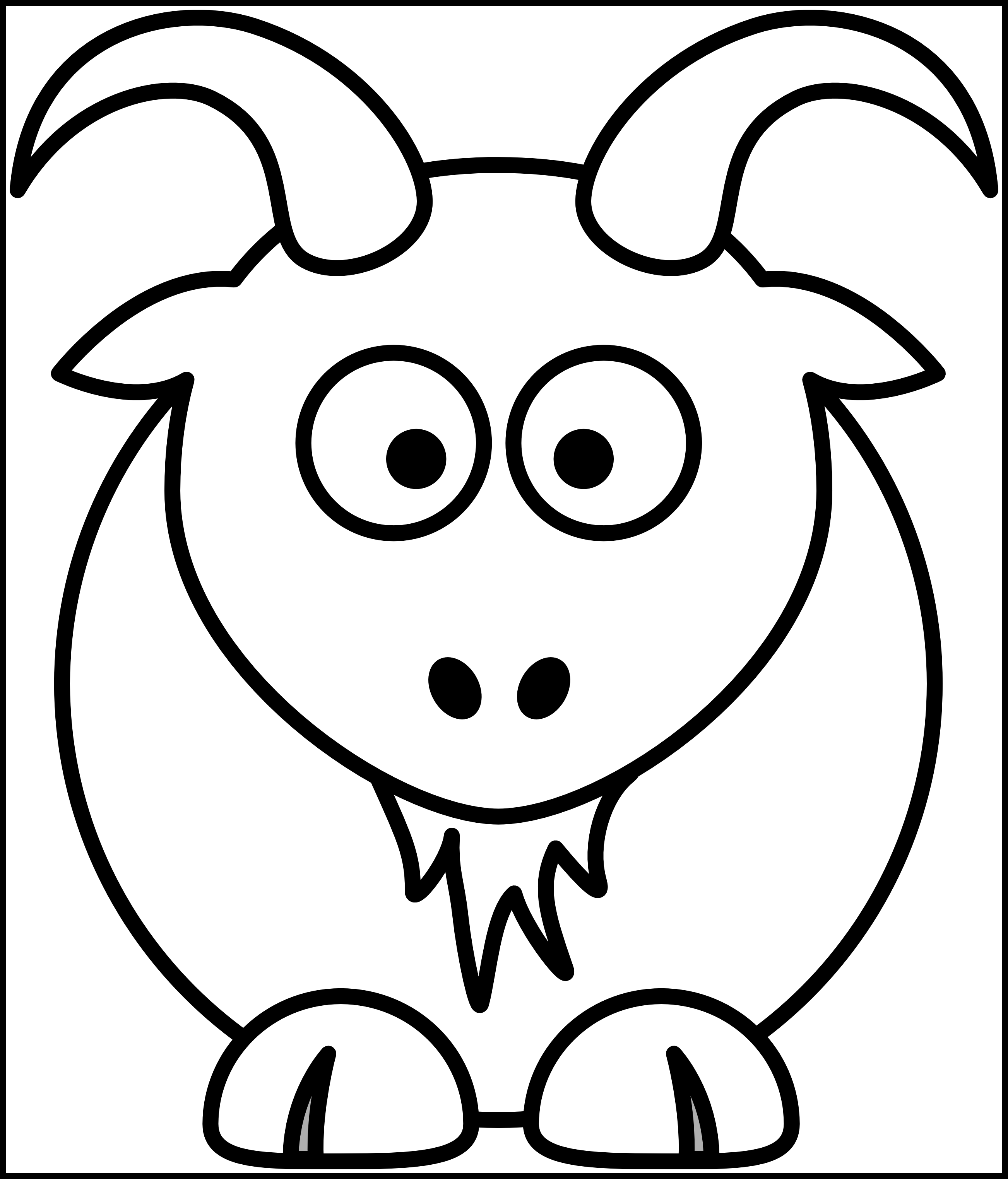 Appealing Christmas Silhouette Santa Claus With Sleigh - Appealing Christmas Silhouette Santa Claus With Sleigh (2605x3048)