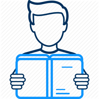 Boy, Busy, Person, Reading, Studying, Working Icon - Boy, Busy, Person, Reading, Studying, Working Icon (400x400)