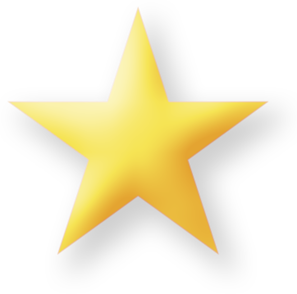 Star D Yellow Large Free Images At Clker Com Vector - Star D Yellow Large Free Images At Clker Com Vector (600x595)