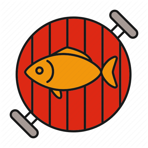 Seafood Clipart Bbq Fish - Seafood Clipart Bbq Fish (512x512)