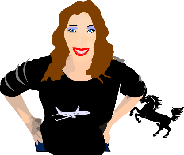 This Free Clip Arts Design Of Girl Wearing A Black - This Free Clip Arts Design Of Girl Wearing A Black (600x506)