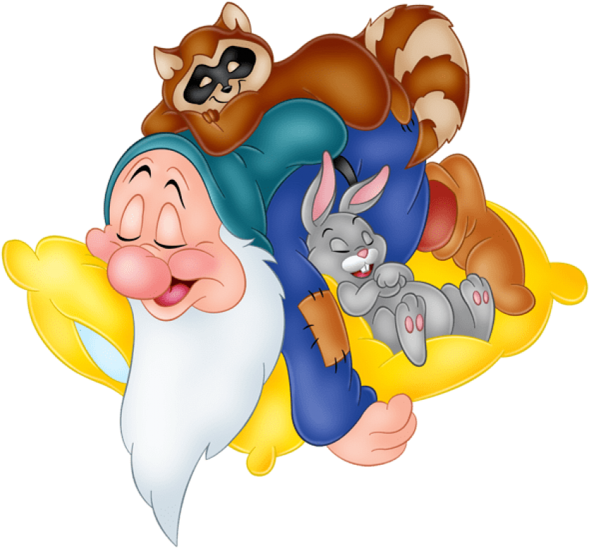 Download Sleeping Sleepy Snow White Dwarf Free Clipart - Download Sleeping Sleepy Snow White Dwarf Free Clipart (850x798)