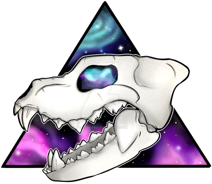 Galaxy Wolf Skull Design By Toxicundead On Deviantart - Galaxy Wolf Skull Design By Toxicundead On Deviantart (956x836)
