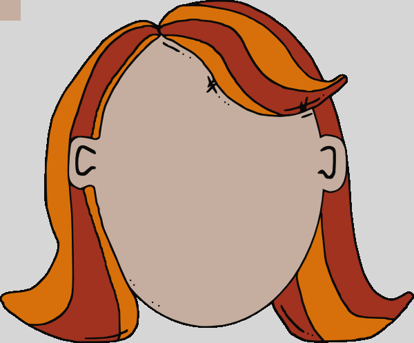 Blank Face Teen Girl Cartoon Clip Art At Clker Girl - Blank Face Teen Girl Cartoon Clip Art At Clker Girl (600x498)