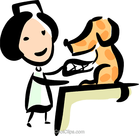 Veterinarian Royalty Free Vector Clip Art Illustration - Veterinarian Royalty Free Vector Clip Art Illustration (480x470)