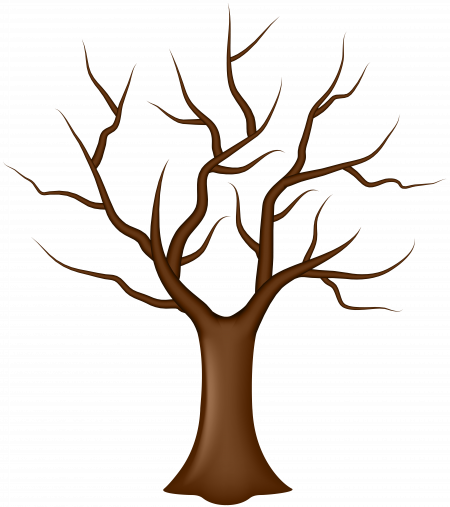 Roots Clipart Brown Tree - Roots Clipart Brown Tree (450x507)