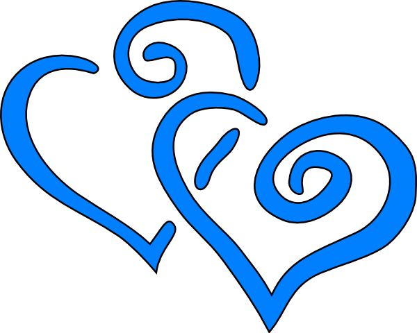 How To Set Use Blue Double Heart Svg Vector - How To Set Use Blue Double Heart Svg Vector (600x480)