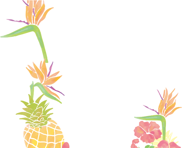 Pineapple Clipart Borders - Pineapple Clipart Borders (640x480)
