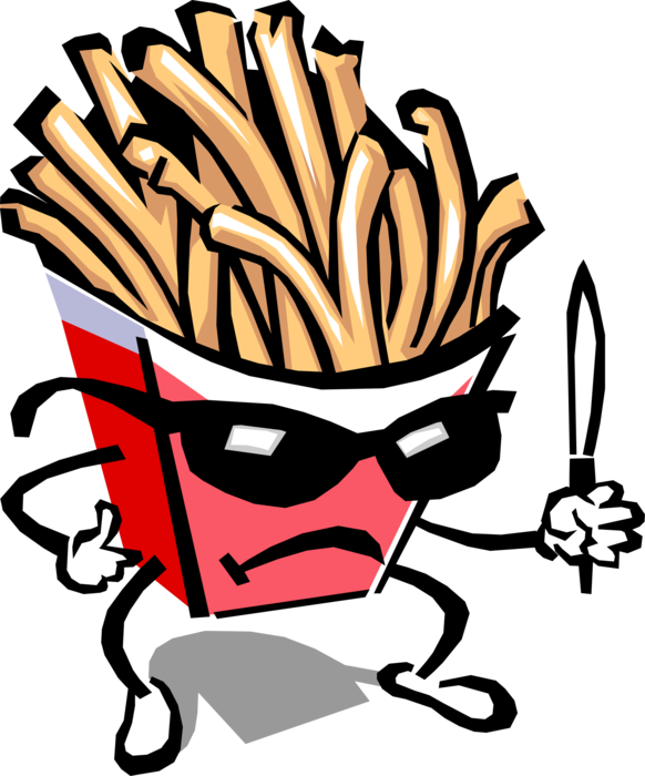 Humanoid French Fry Guy - Humanoid French Fry Guy (582x700)