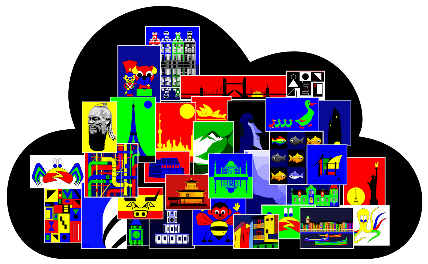 Link To Lonvig Art Cloud - Link To Lonvig Art Cloud (1370x845)