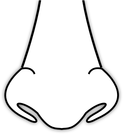 Nose Smell Clipart - Nose Smell Clipart (400x430)