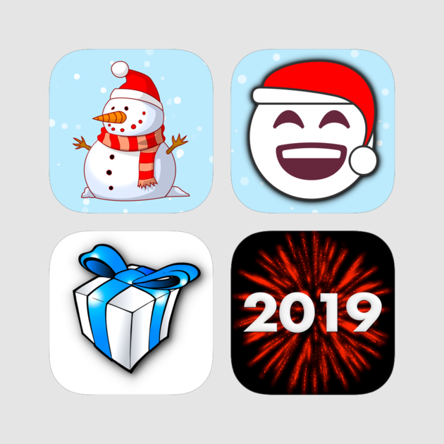 Season's Greetings • 410 Stickers For Imessage On The - Season's Greetings • 410 Stickers For Imessage On The (630x630)