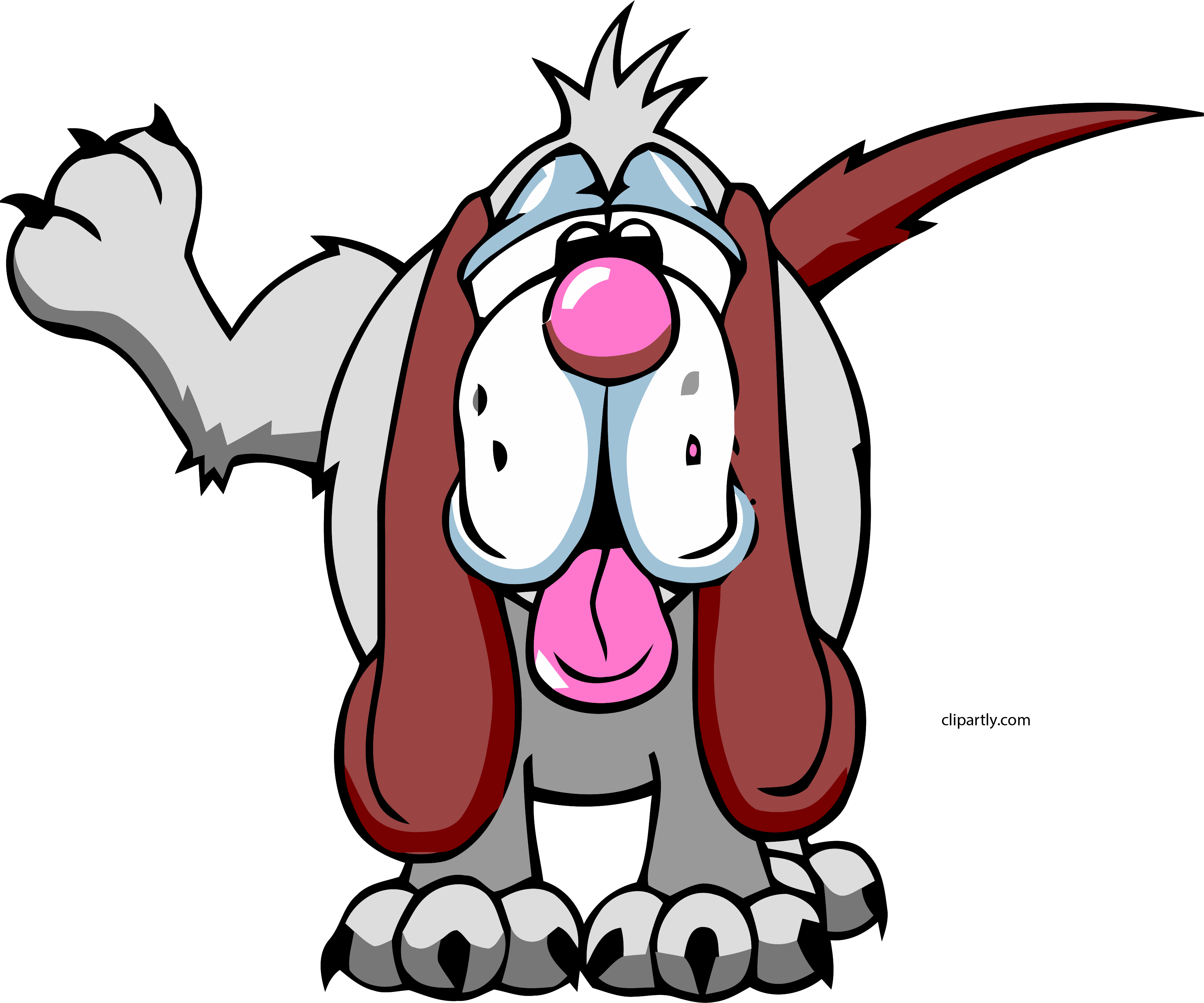 Dog Lifting Leg Clipart Png - Dog Lifting Leg Clipart Png (3598x2998)