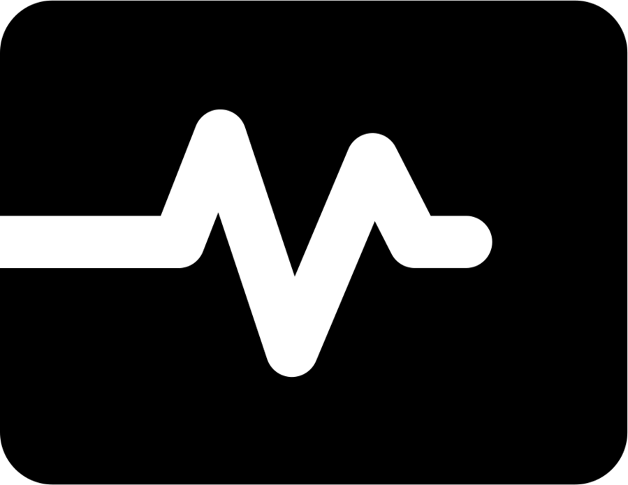 Heartrate White Icon Clipart Heart Rate Monitor Pulse - Heartrate White Icon Clipart Heart Rate Monitor Pulse (899x695)