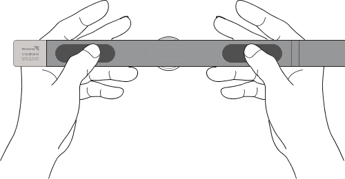 Touch Both Sensors On The Back Of The Chest Strap To - Touch Both Sensors On The Back Of The Chest Strap To (500x260)