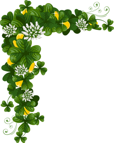 Shamrock Clipart Flower - Shamrock Clipart Flower (401x500)