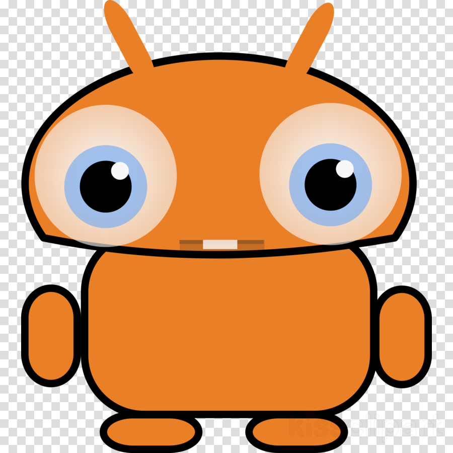 Cute Robot Orange Clipart Cute Robot Bb-8 Clip Art - Cute Robot Orange Clipart Cute Robot Bb-8 Clip Art (900x900)