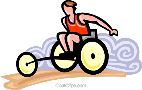 Wheelchair Sports Royalty Free Vector Clip Art Illustration - Wheelchair Sports Royalty Free Vector Clip Art Illustration (480x305)