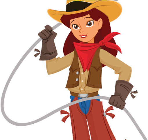 Cowgirl Clipart Roundup - Cowgirl Clipart Roundup (640x480)