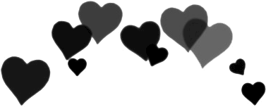 Black, Edit, And Hearts Image - Black, Edit, And Hearts Image (500x317)