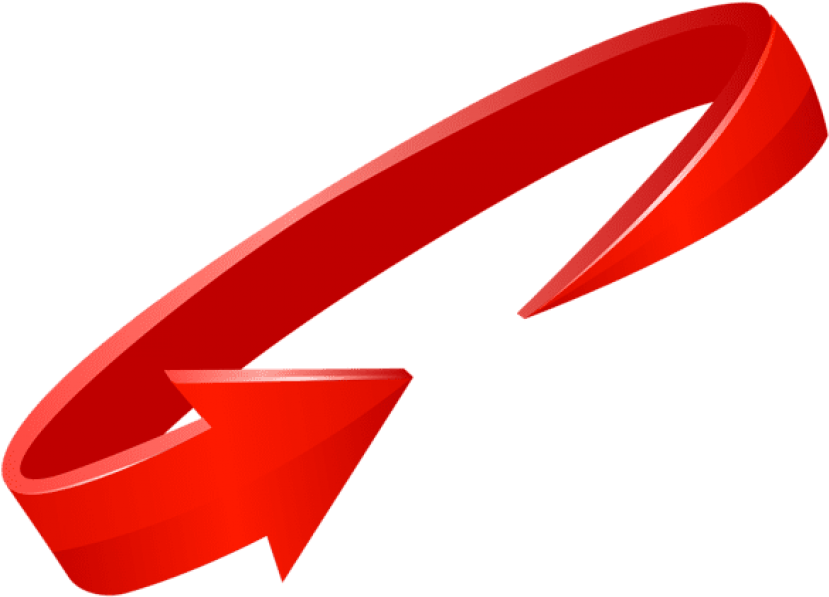 Free Png Download Red Circle Arrow Transparent Clipart - Free Png Download Red Circle Arrow Transparent Clipart (850x610)