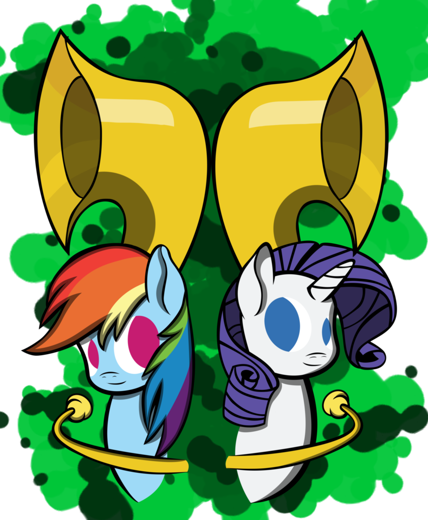 Miragepotato, Pegasus, Pony, Rainbow Dash, Rarity, - Miragepotato, Pegasus, Pony, Rainbow Dash, Rarity, (842x1024)