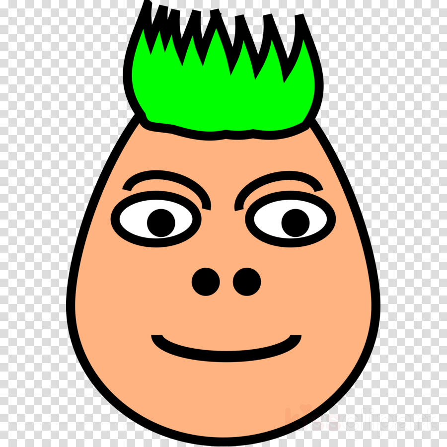 Green Hair Clip Art Clipart Hairstyle Clip Art - Green Hair Clip Art Clipart Hairstyle Clip Art (900x900)