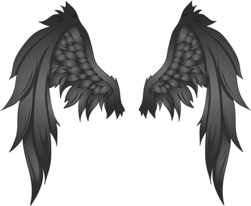 Download Black Wings Clipart Png Photo - Download Black Wings Clipart Png Photo (850x699)