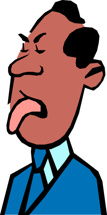 Vector Illustration Of Can't Stand Dairy Products African - Vector Illustration Of Can't Stand Dairy Products African (350x700)